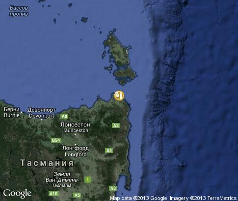 map: Agriculture in Tasmania