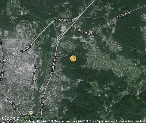 map: Ballooning in Vilnius