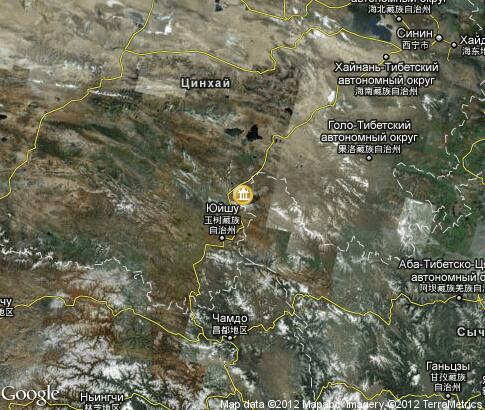 map: Buddhist sacred of Tibetan Plateau