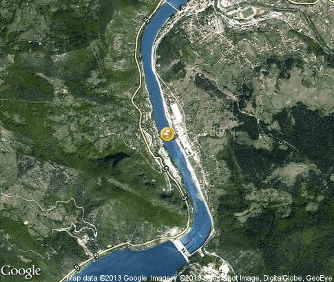 map: Cruises on the Drina