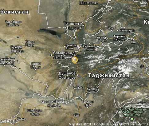 マップ: Cultural life in Tajikistan