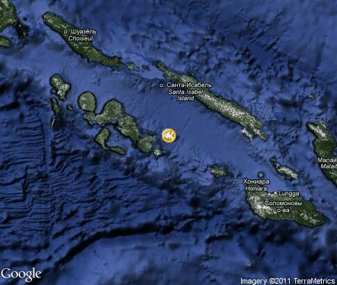 map: Diving Solomon Islands