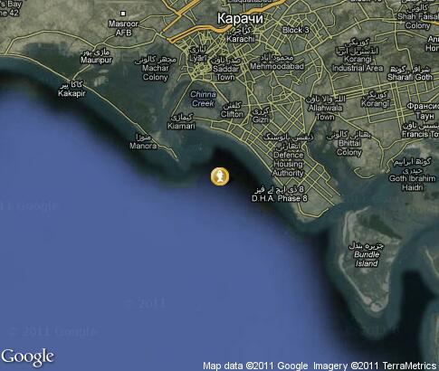 map: Fishing in Karachi