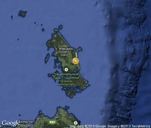 map: Flinders Island