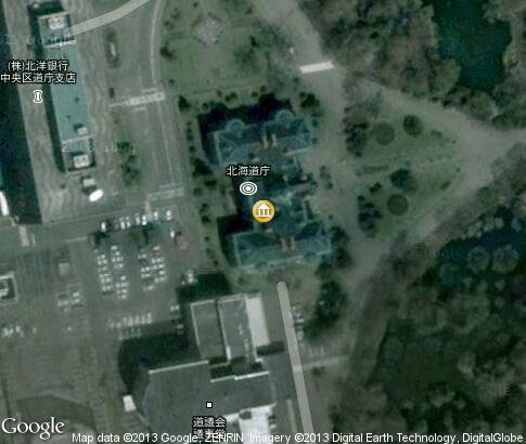 map: Former Hokkaido Government Office