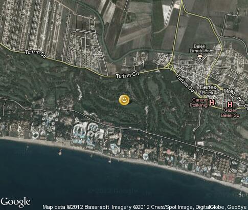 map: Golf in Serik