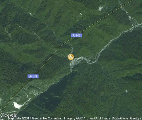 map: Gorge Atskhu, Sochi National Park