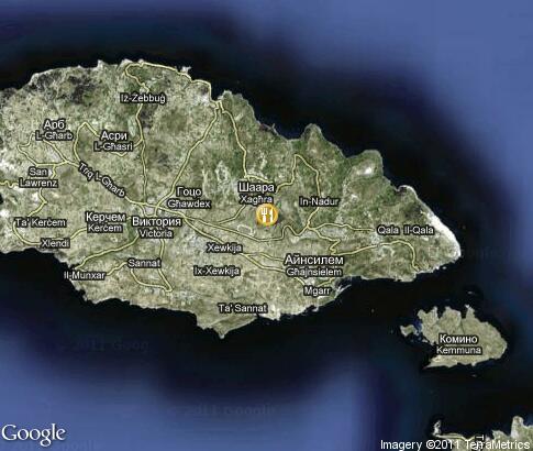 map: Gozo Island Cuisine