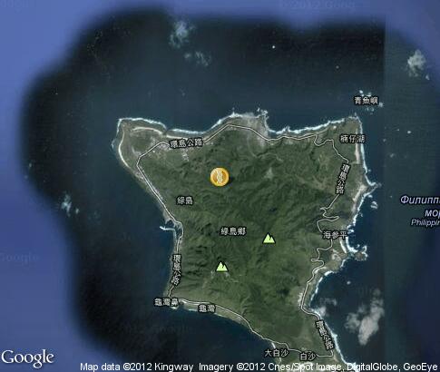 map: Green Island Hot Spring