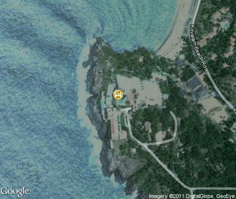 map: Hotel in Kovalam