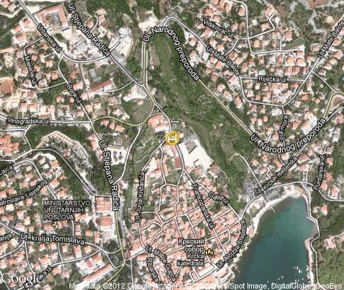 map: Hotel in Krk