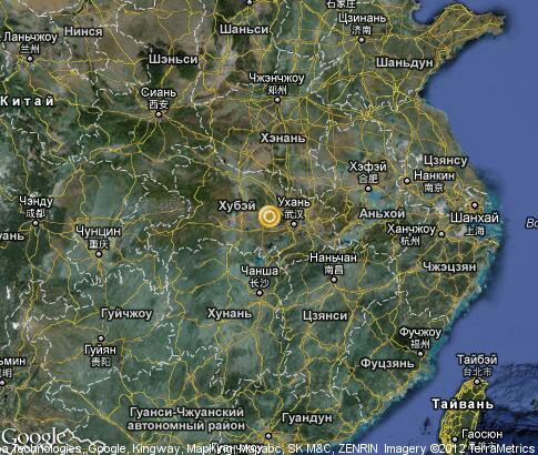 map: Hubei