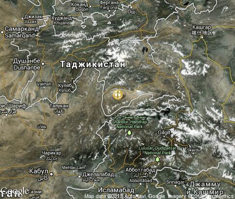 地图: Hydroelectric power plants in Tajikistan