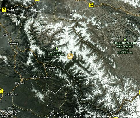 地图: The landscape of Kashmir