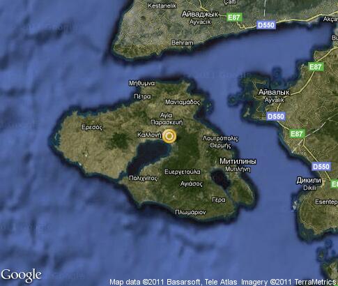 マップ: Lesbos Island