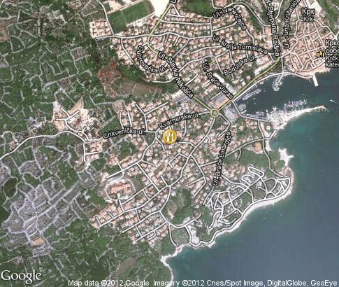 map: Local cuisine in Krk