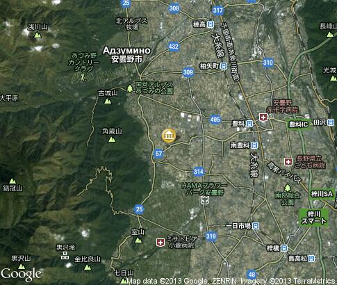 地图: Matsumoto Historical Heritage