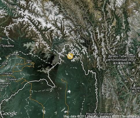 map: Myanmar Himalayas Mountains