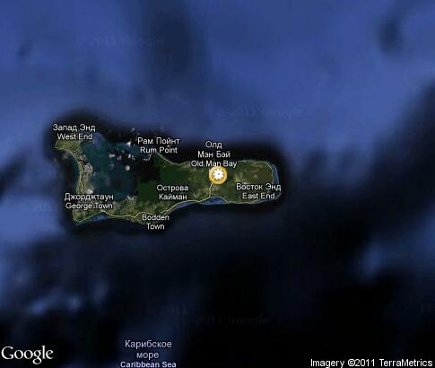 карта: Природа Каймановых островов