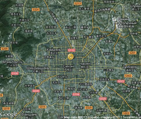 map: Night Beijing