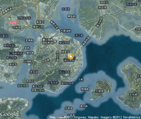 map: Night Xiamen