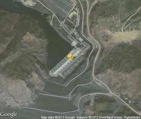 map: Nurek Hydroelectricity