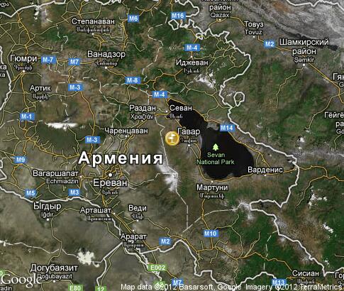 map: Petroglyphs of Armenia