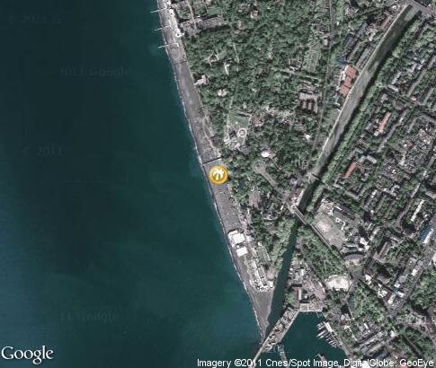 map: Resort Sochi, Beaches