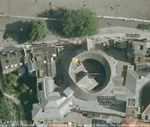 map: Shakespeare's Globe