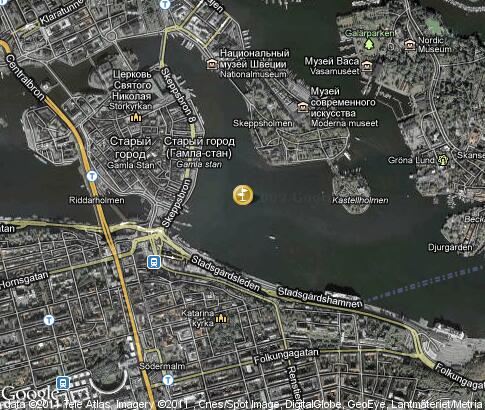 地图: Sightseeing Boat Tour, Stockholm