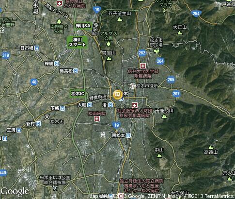 карта: Экскурсионный транспорт в Мацумото