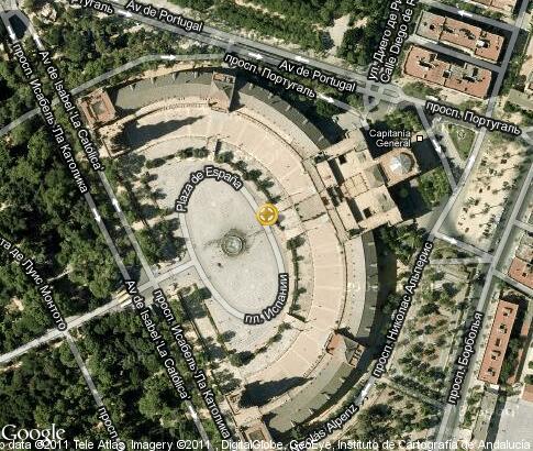 map: Spain Square