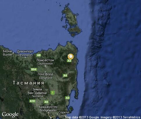 地图: Tasmania Natural Reserves