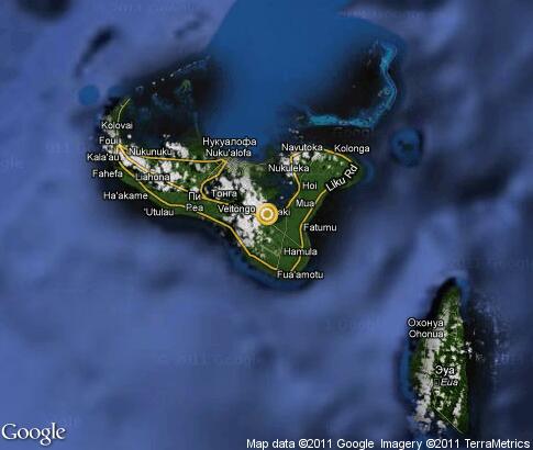 map: Tongatapu Island