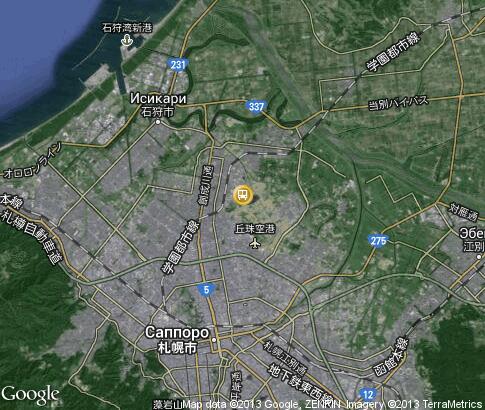 地图: Transport in Sapporo