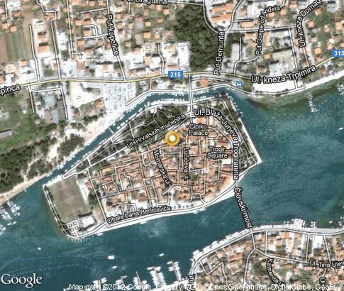 map: Trogir