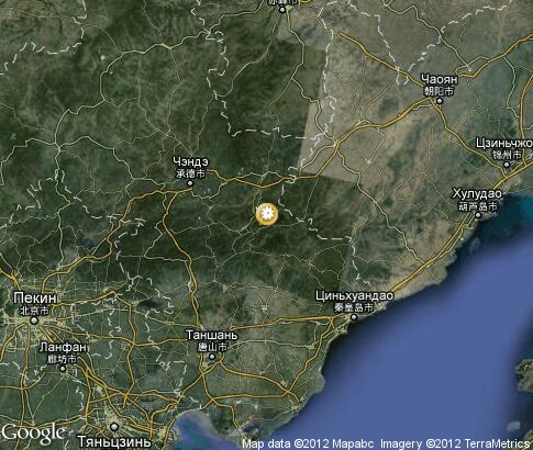 map: Winter in Chengde