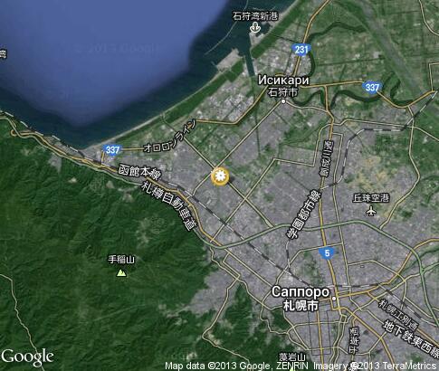 map: Winter in Sapporo