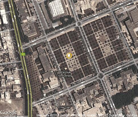 map: Yarmouk University