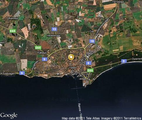 map: Ystad