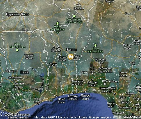 карта: Бенин