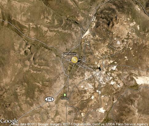 地图: Ghost town Bodie