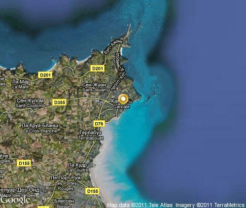 map: Cancale