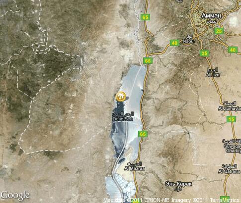 map: Dead Sea