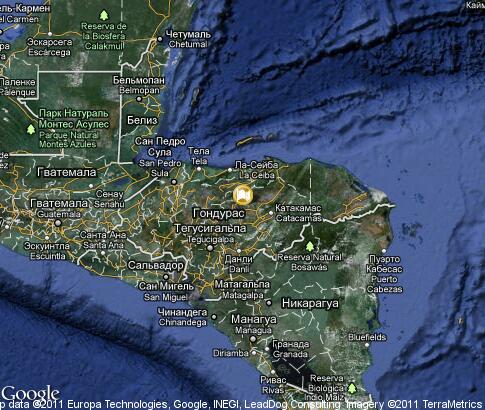 map: Honduras