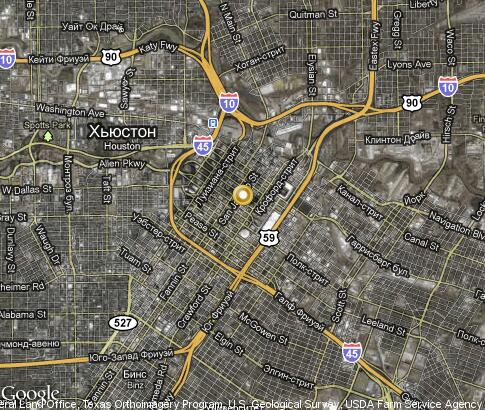 map: Houston