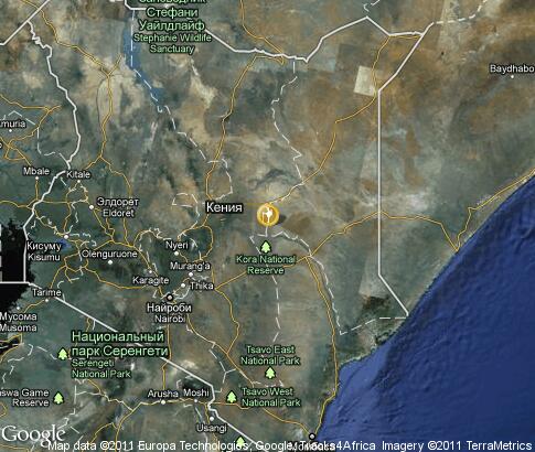 карта: Кения, экстрeмальный туризм