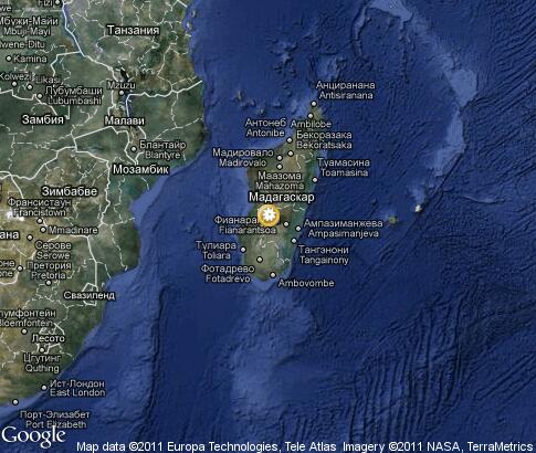 map: Madagascar, nature