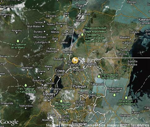 карта: Национальный парк Мгахинга
