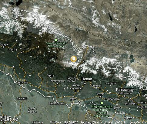 map: Nepal, nature